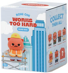 Image of Toys. Product name - Roni Oni Works Too Hard Blind Box in colour by brand - Toymate
