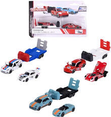 Image of Toy Playsets. Product name - Majorette Porsche Motorsport Race Trailer in colour by brand - Toymate