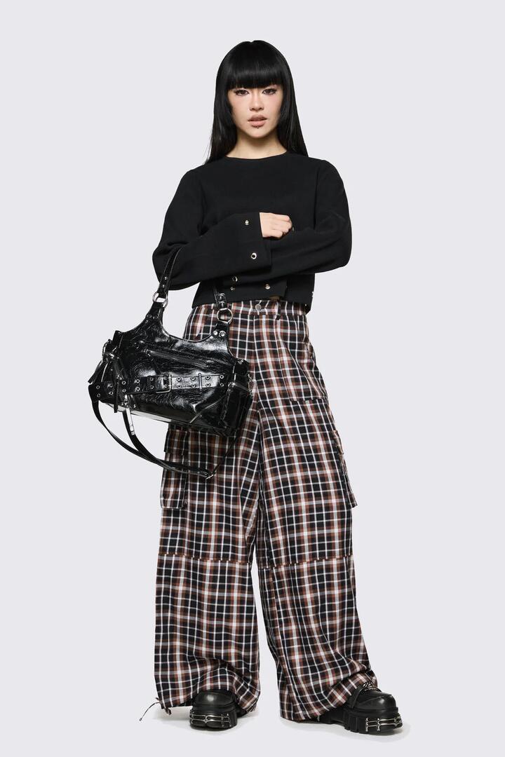 Image of Bags. Productname: Belted Shoulder Bag in Black colour by brand - Dangerfield