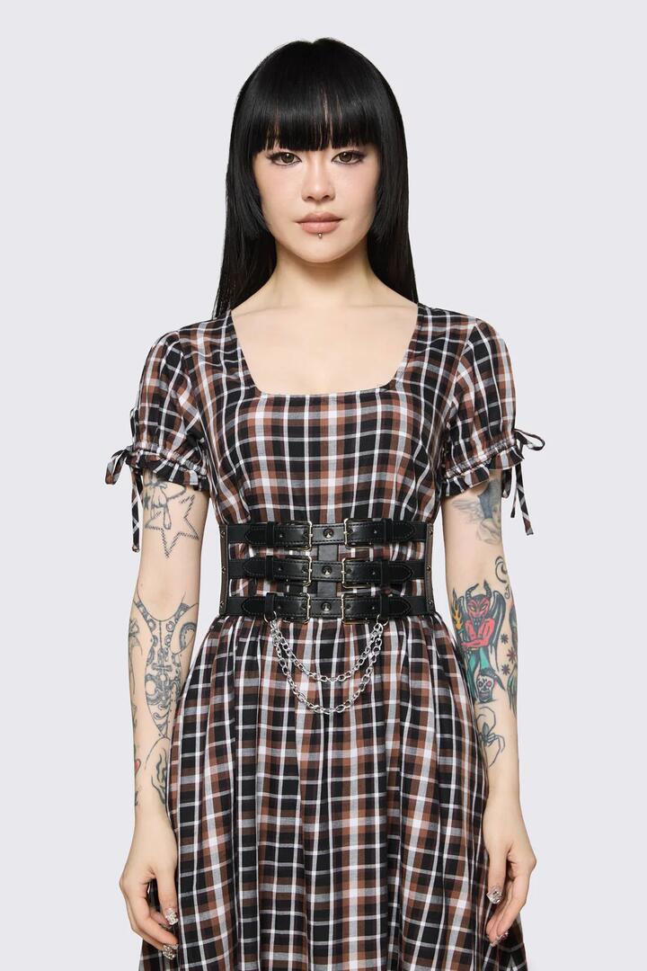 Image of Jewelry. Productname: Buckle Chain Waist Belt in Black colour by brand - Dangerfield
