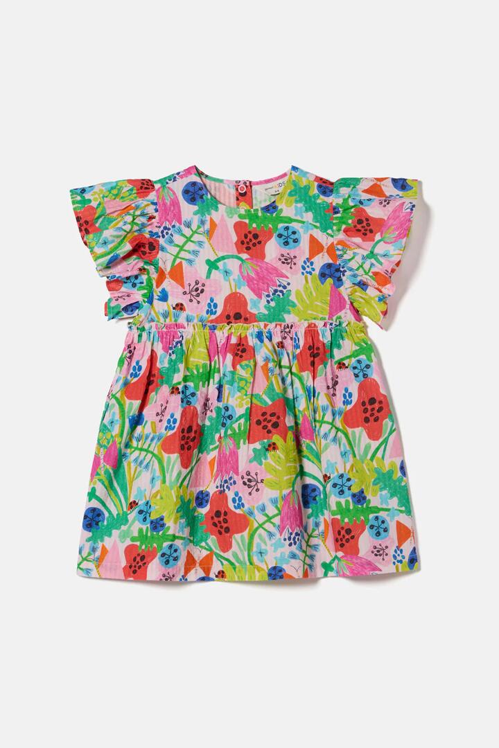 Image of Dresses. Product name - Flower Fields Kids Dress in Pink colour by brand - Gorman