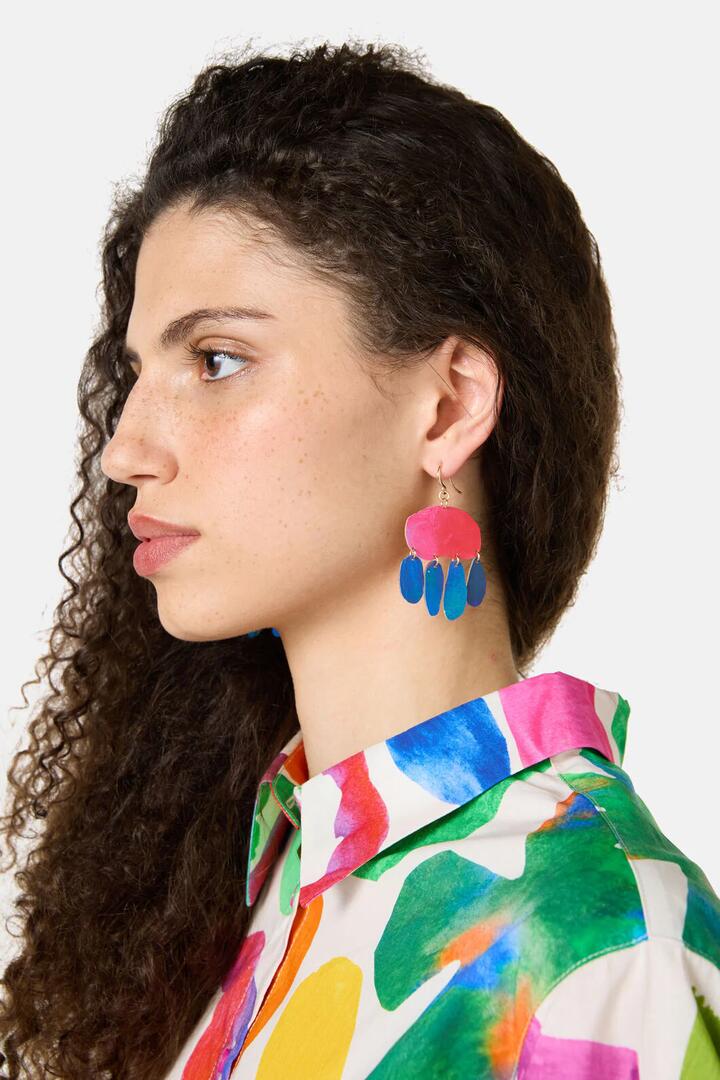 Image of Earrings. Product name - Jumble Earrings in Multi colour by brand - Gorman