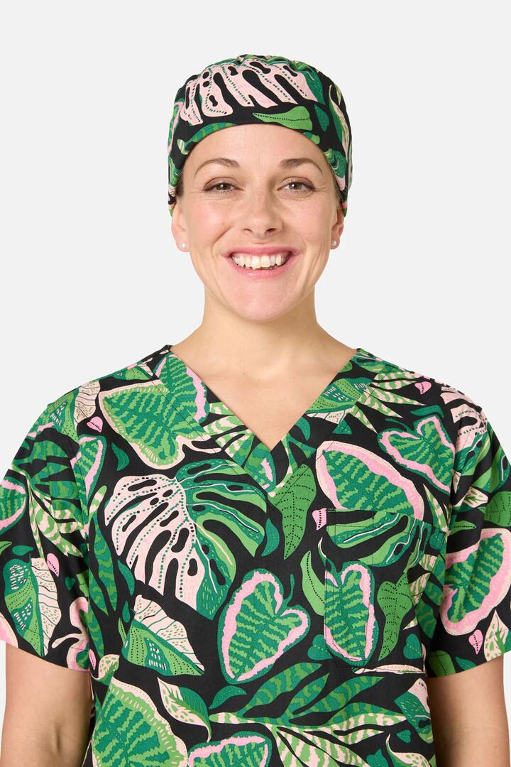 Image of Hats. Product name - Botanica Blush Scrub Hat in Multi colour by brand - Gorman