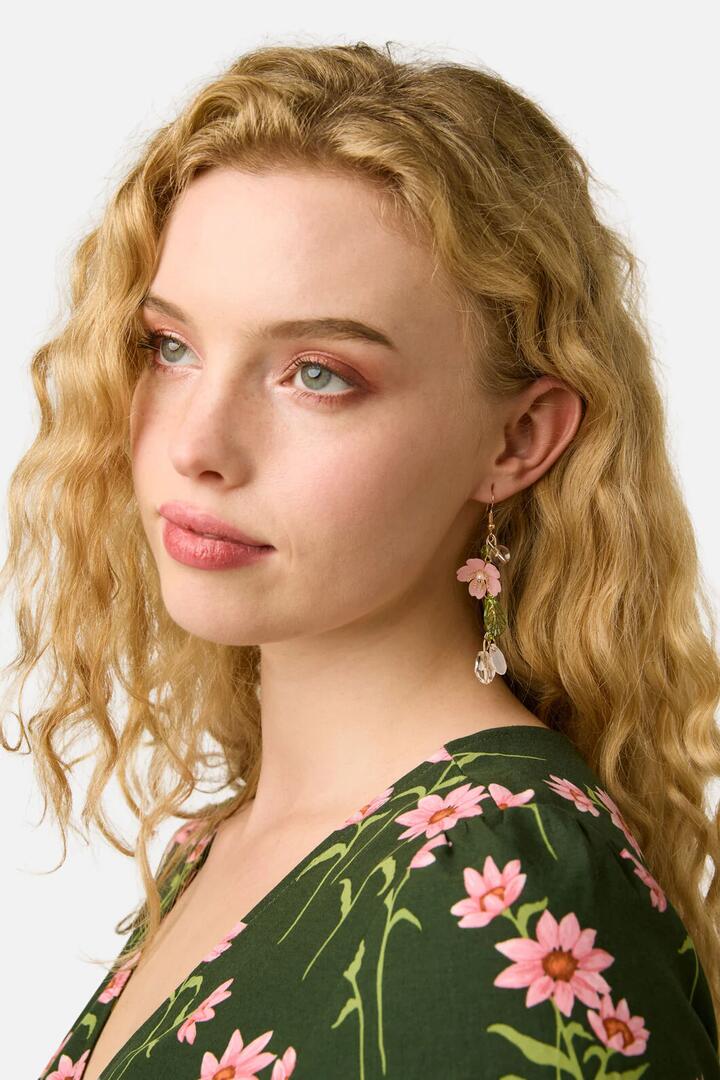 Image of Earrings. Productname: Blossom Drop Earrings in Multi colour by brand - Princess Highway