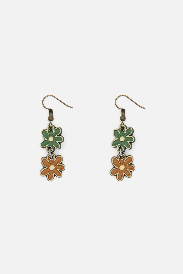Image of Earrings. Productname: Twiggy Enamel Earrings in Multi colour by brand - Princess Highway