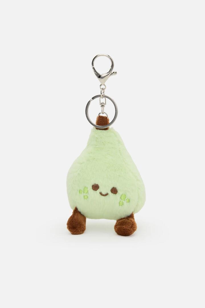Image of Charms. Productname: Pear Plush Bag Charm in Green colour by brand - Princess Highway
