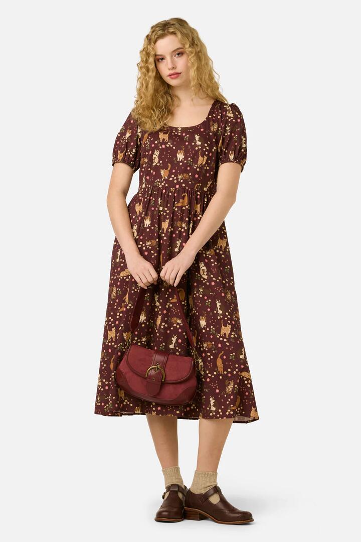 Image of Bags. Productname: Plum Faux Suede Buckle Bag in Plum colour by brand - Princess Highway