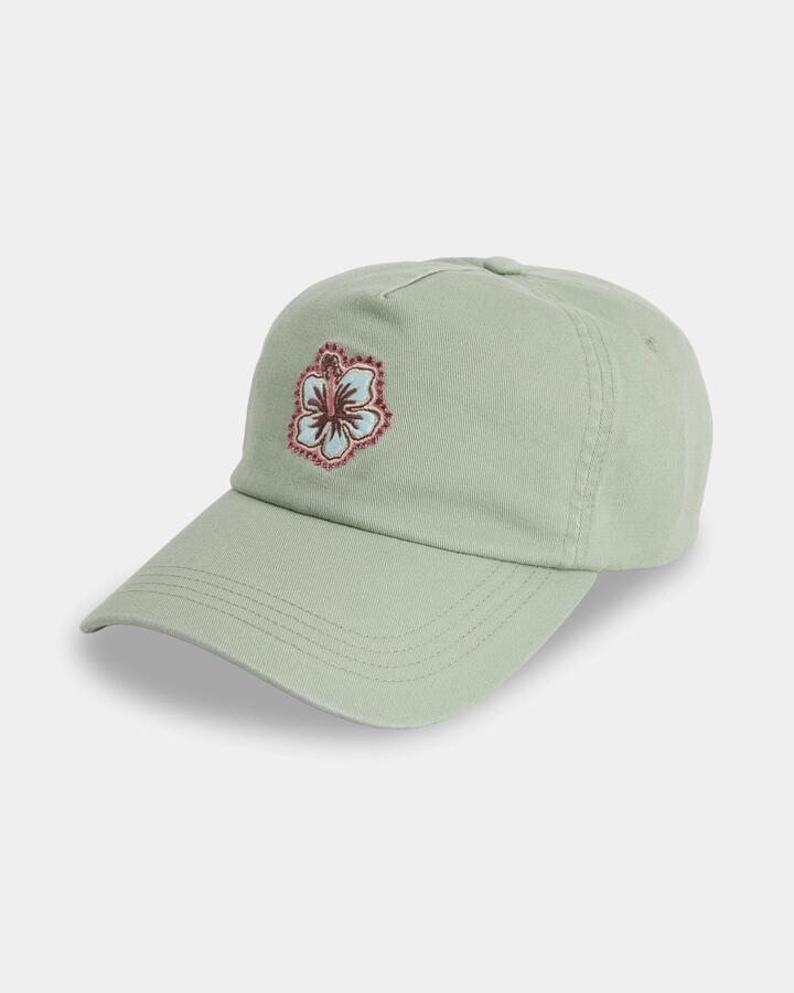 Image of Hats. Product name - Billabong Womens Secret Beach Dad Cap Seagrass in Seagrass colour by brand - Billabong