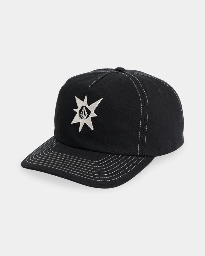 Image of Hats. Product name - Volcom Mens Stone Star Hat Black in Black colour by brand - Volcom