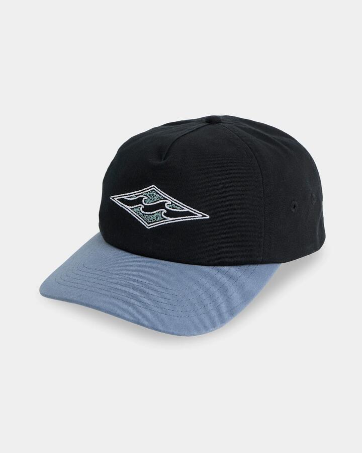 Image of Hats. Product name - Billabong Boys 8-16 Boys Heritage Cap Black in Black colour by brand - Billabong