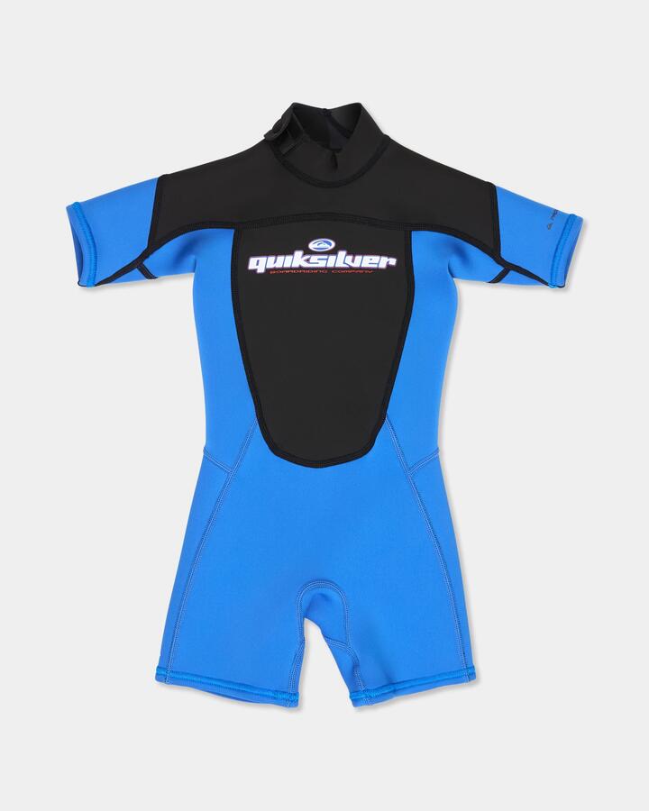 Image of Accessories. Product name - Quiksilver Boys 2-4 1.5Mm Prologue Back Zip Springsuit Palace Blue in Palace Blue colour by brand - Quiksilver
