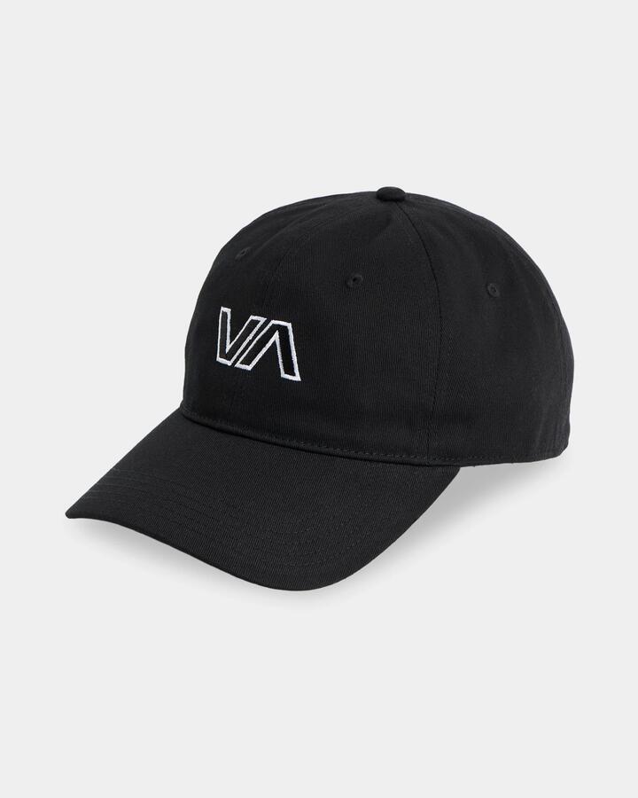 Image of Hats. Product name - Rvca Womens Rvca Dad Cap Rvca Black in Rvca Black colour by brand - Rvca