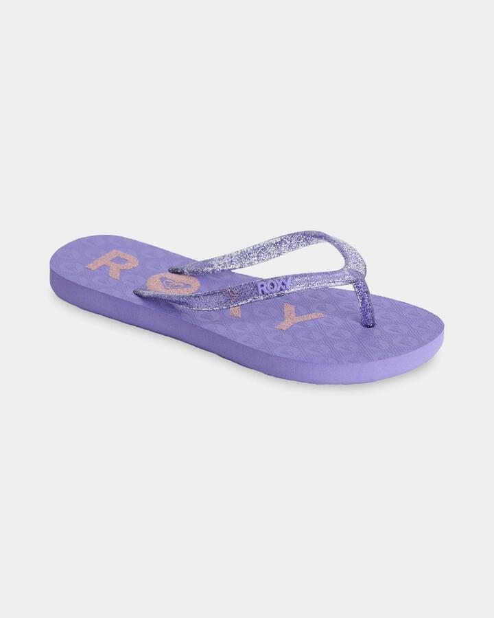 Image of Sandals. Product name - Roxy Girls 8-16 Viva Sandals Daliha Purple in Daliha Purple colour by brand - Roxy