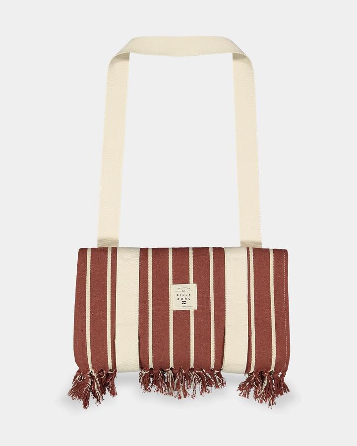 Image of Blankets. Product name - Billabong Long Weekend Beach Blanket Brownstone in Brownstone colour by brand - Billabong