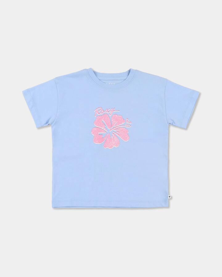 Image of T-Shirts. Product name - Roxy Girls 2-7 Little Luau T-Shirt Windsurfer in Windsurfer colour by brand - Roxy