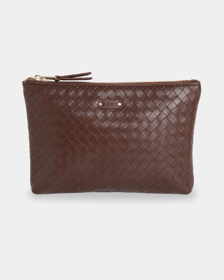 Image of Coin Purses. Product name - Roxy Womens Sable Weave Coin Purse Cinnamon in Cinnamon colour by brand - Roxy