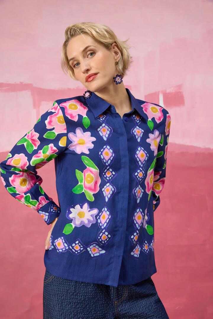 Image of Shirts. Product name - Emporium Shirt in Print colour by brand - Gorman