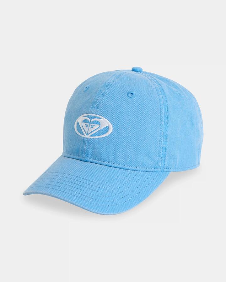 Image of Hats. Product name - Roxy Womens Swell Dad Cap Azure Blue in Azure Blue colour by brand - Roxy