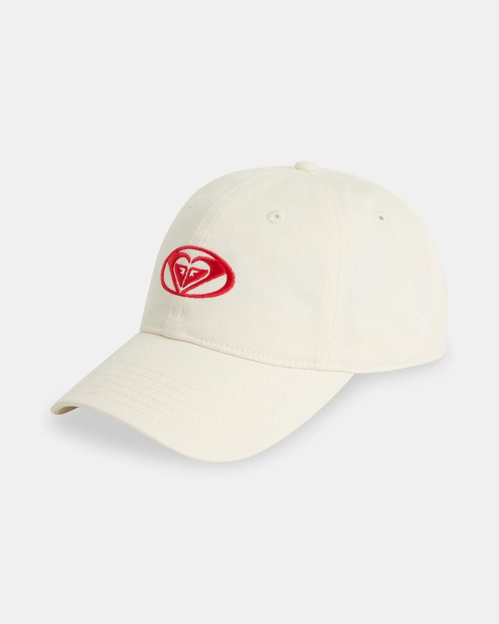 Image of Hats. Product name - Roxy Womens Swell Dad Cap White in White colour by brand - Roxy