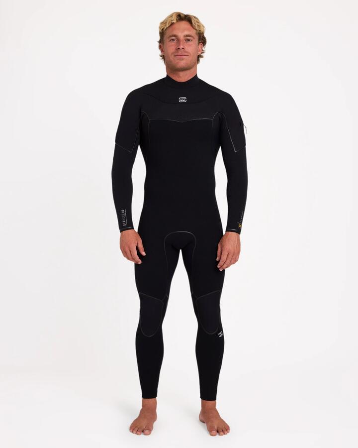 Image of Wetsuits. Product name - Billabong Mens 3/2 Furnace Ultra Gullwing Wetsuit Black in Black colour by brand - Billabong