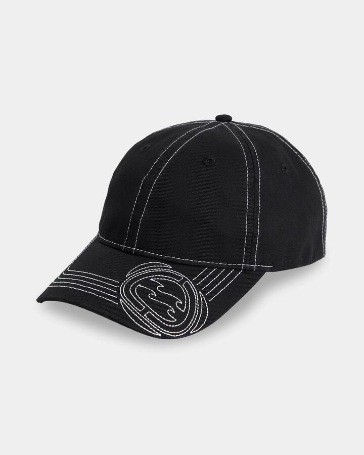 Image of Hats. Product name - Billabong Mens Spec Bio Wave Lad Cap Black in Black colour by brand - Billabong