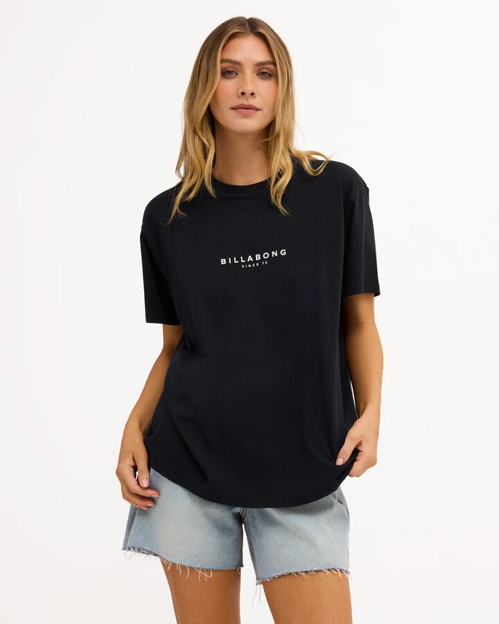 Image of T-Shirts. Product name - Billabong Womens Pacific T-Shirt Off Black in Off Black colour by brand - Billabong