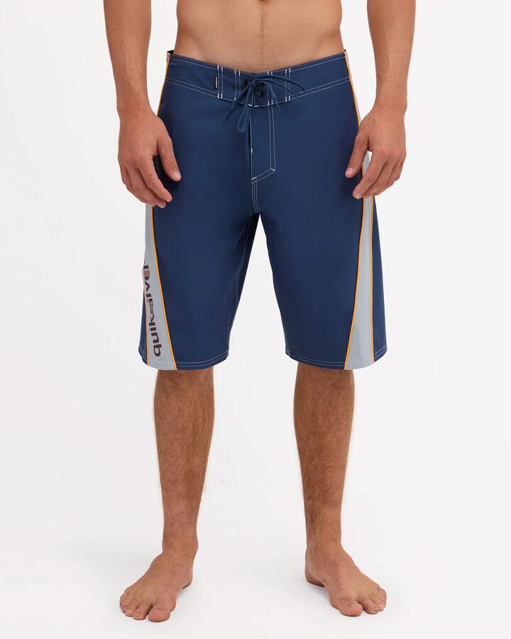 Image of Swimwear. Product name - Quiksilver Mens Surfsilk Switch 21" Boardshorts Dark Denim in Dark Denim colour by brand - Quiksilver