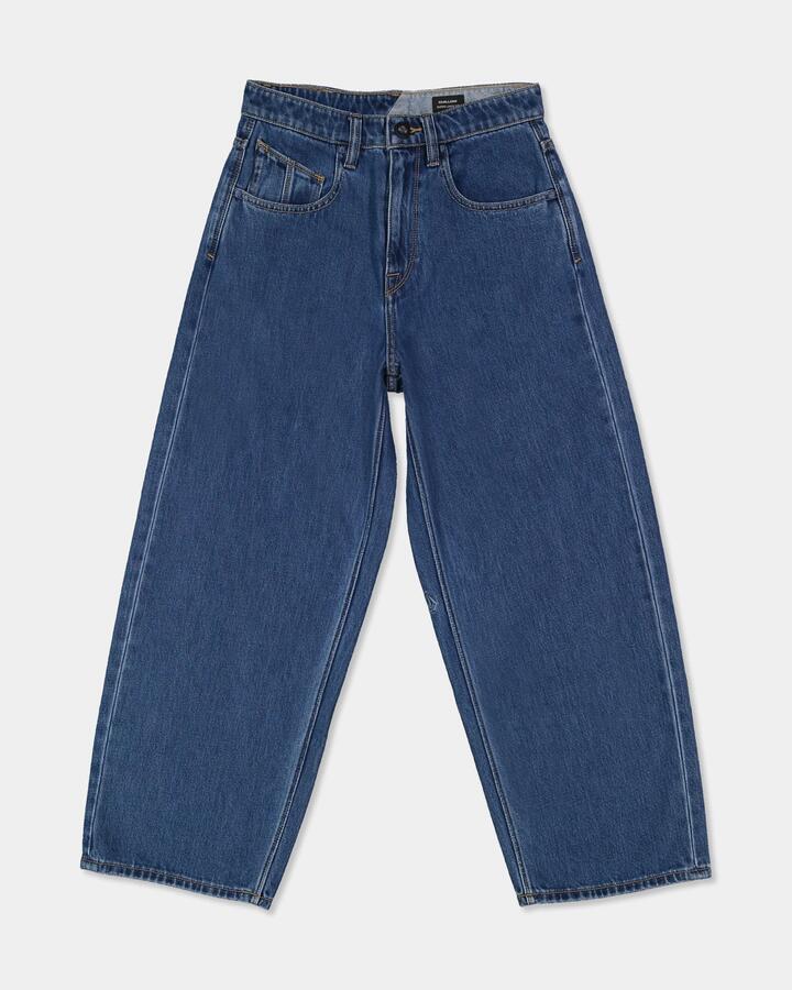 Image of Jeans. Product name - Volcom Boys 8-16 Chillow Denim Jeans O Stone in O Stone colour by brand - Volcom