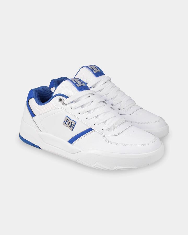 Image of Shoes. Product name - DC Shoes Mens Fractal S Wm Skate Shoes White/Blue in White/Blue colour by brand - DC Shoes