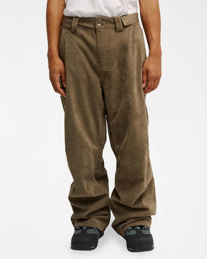 Image of Shoes. Product name - DC Shoes Mens Snow Carpenter 10K Snow Pants Morel in Morel colour by brand - DC Shoes