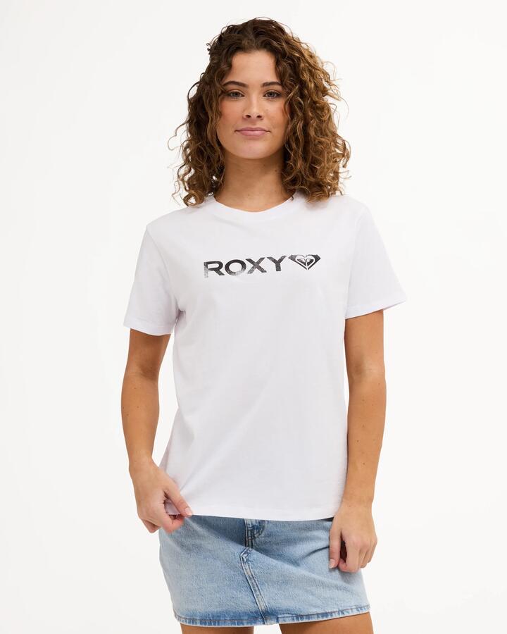 Image of T-Shirts. Product name - Roxy Womens Ocean Road T-Shirt White in White colour by brand - Roxy