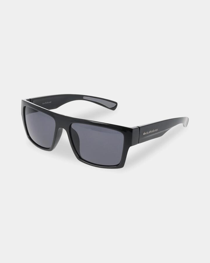 Image of Sunglasses. Product name - Quiksilver Mens Shipwreck Sunglasses Black in Black colour by brand - Quiksilver