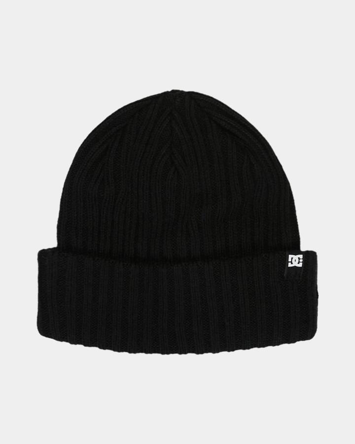Image of Hats. Product name - DC Shoes Mens Fish N Destroy2 Beanie Black in Black colour by brand - DC Shoes