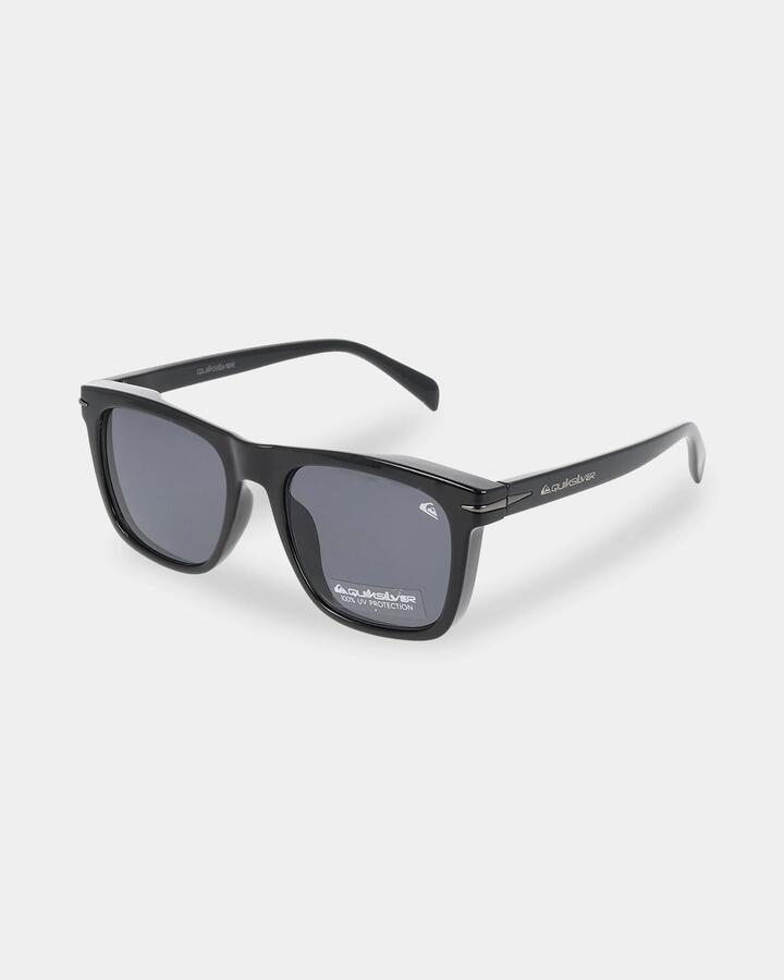 Image of Sunglasses. Product name - Quiksilver Mens Sun Drifter Sunglasses Black in Black colour by brand - Quiksilver