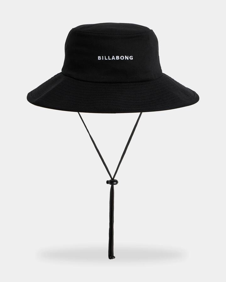 Image of Hats. Product name - Billabong Womens Pacific Bucket Hat Black in Black colour by brand - Billabong