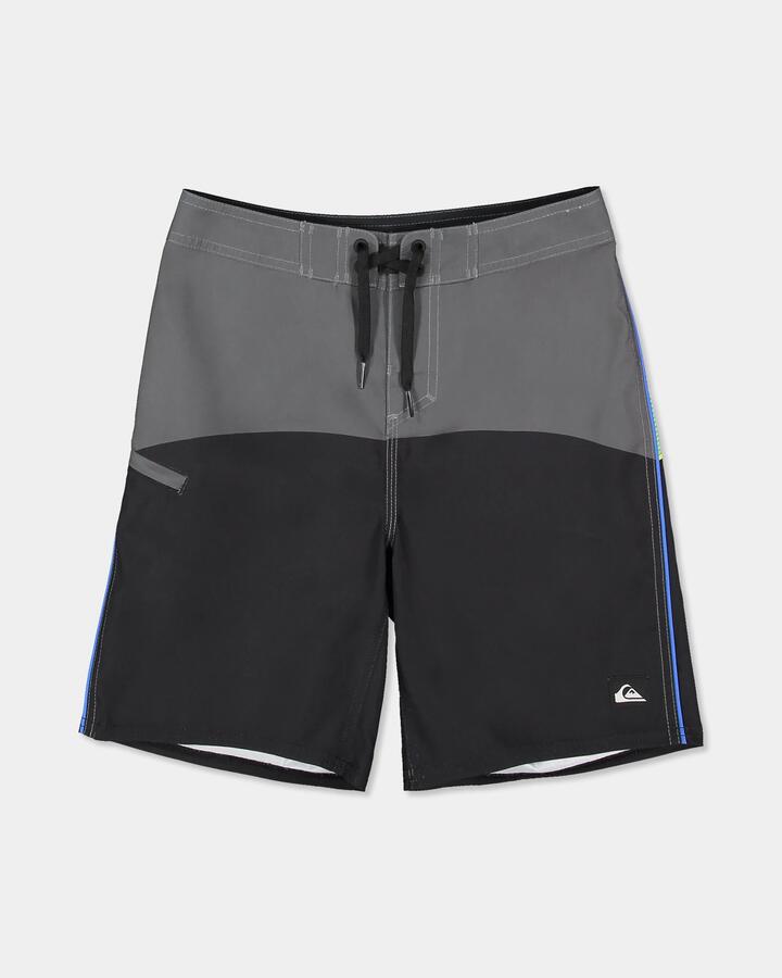 Image of Swimwear. Product name - Quiksilver Boys 8-16 Everyday Billboard 17" Boardshorts Black Billboard in Black Billboard colour by brand - Quiksilver