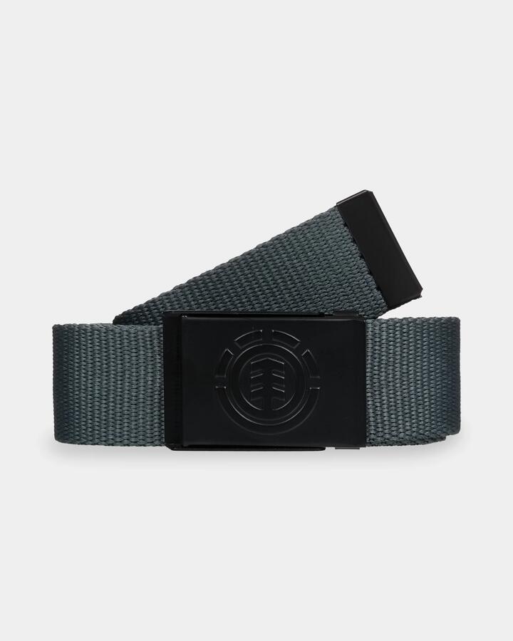 Image of Belts. Product name - Element Mens Icon Nylon Belt Dark Slate in Dark Slate colour by brand - Element
