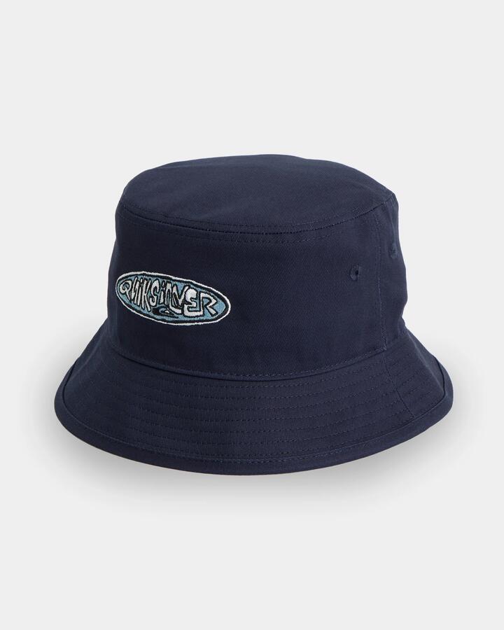 Image of Hats. Product name - Quiksilver Boys 2-7 Froth Bucket Hat Mood Indigo in Mood Indigo colour by brand - Quiksilver
