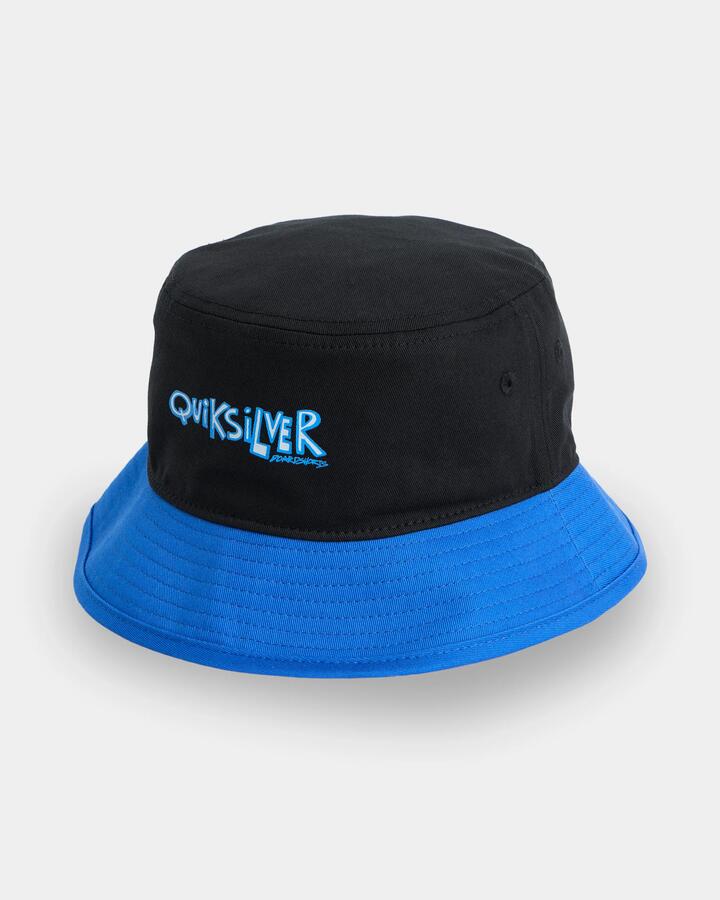 Image of Accessories. Product name - Quiksilver Boys 2-7 Waxhead Boonie Black in Black colour by brand - Quiksilver