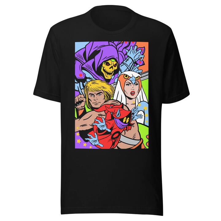 Image of T-Shirts. Product name - MOTU Unisex t-shirt 2 in colour by brand - Masters of the Universe