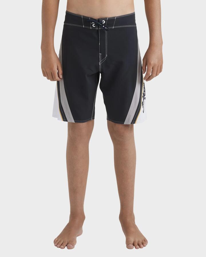 Image of Swimwear. Product name - Billabong Boys 8-16 Fluid 2K 18" Boardshorts Dark Navy in Dark Navy colour by brand - Billabong