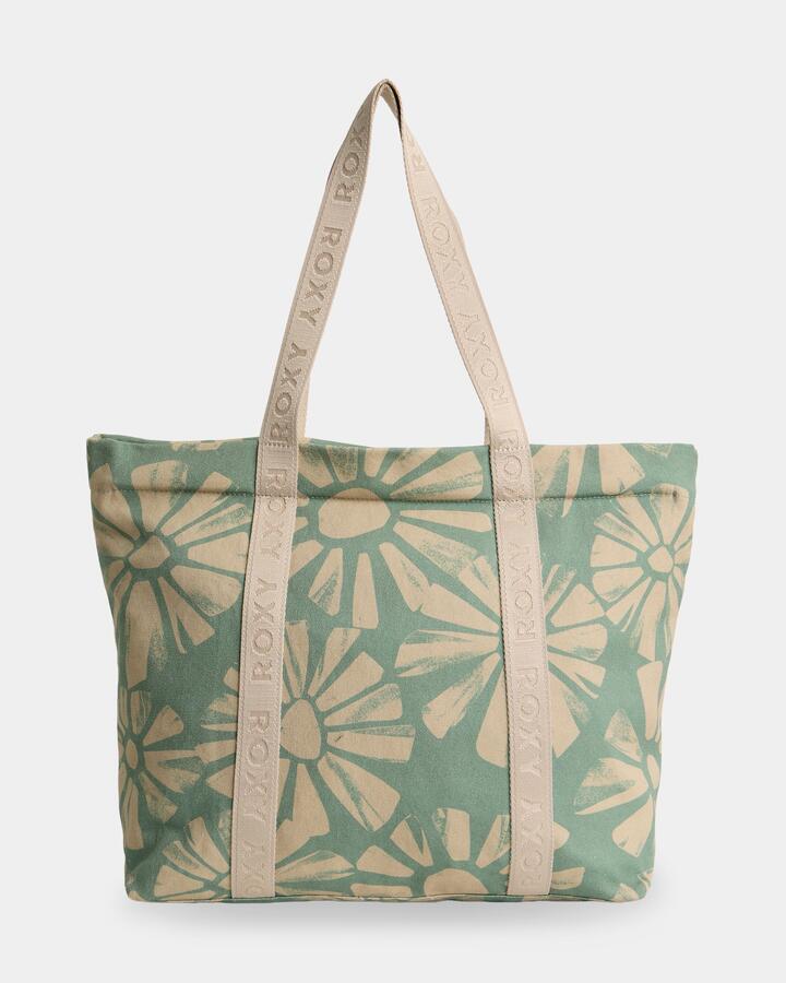Image of Bags. Product name - Roxy Suntribe Tote Bag Matcha in Matcha colour by brand - Roxy