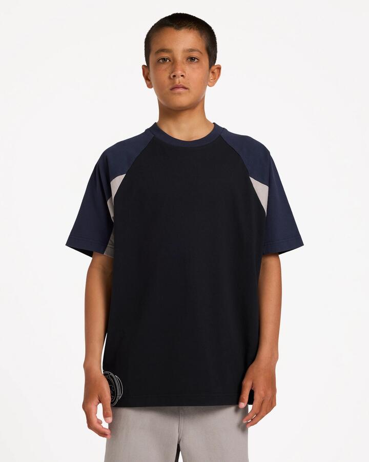 Image of T-Shirts. Product name - Billabong Boys 8-16 Boys Spec Systems T-Shirt Black in Black colour by brand - Billabong