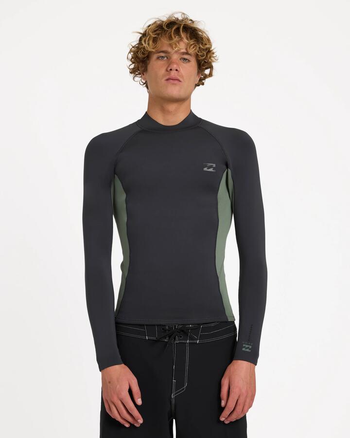 Image of Wetsuits. Product name - Billabong Mens 1/1 Absolute Core Jacket Wetsuit Top Surplus in Surplus colour by brand - Billabong
