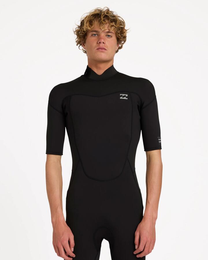 Image of Swimwear. Product name - Billabong Mens 2Mm Absolute Springsuit Black in Black colour by brand - Billabong