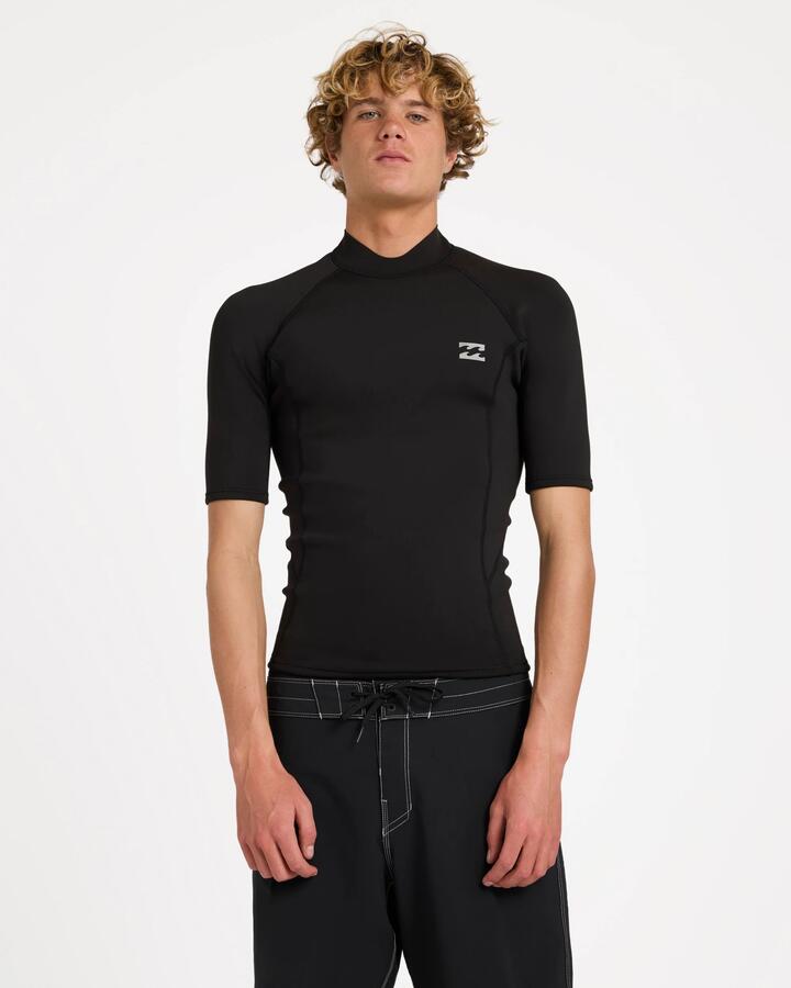 Image of Wetsuits. Product name - Billabong Mens 1/1 Absolute Core Wetsuit Top Black in Black colour by brand - Billabong