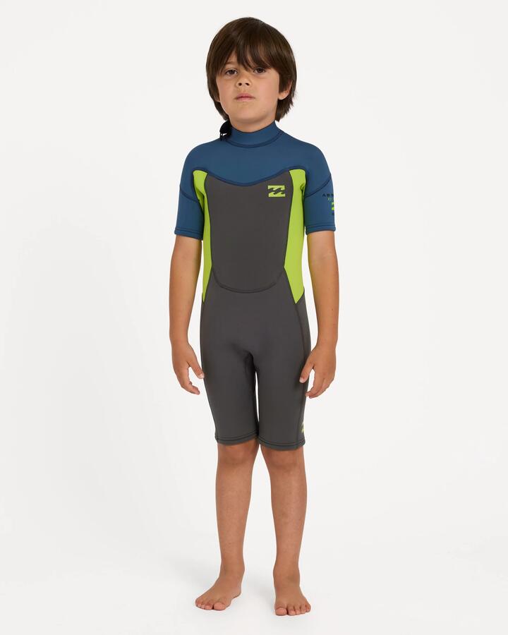 Image of Accessories. Product name - Billabong Boys 2-6 2/2 Absolute Springsuit Fluro Lime in Fluro Lime colour by brand - Billabong