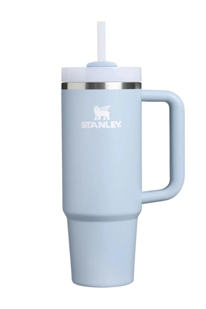 Image of Hats. Product name - The Quencher Blue Dream Stone Side Handle H2.0 FlowState 887ml Tumbler in Blue colour by brand - Stanley