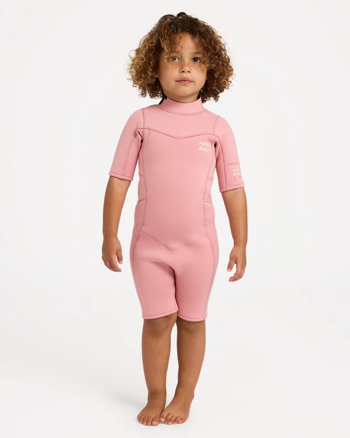 Image of Accessories. Product name - Billabong Girls 2-6 2/2 Absolute Springsuit French Rose in French Rose colour by brand - Billabong