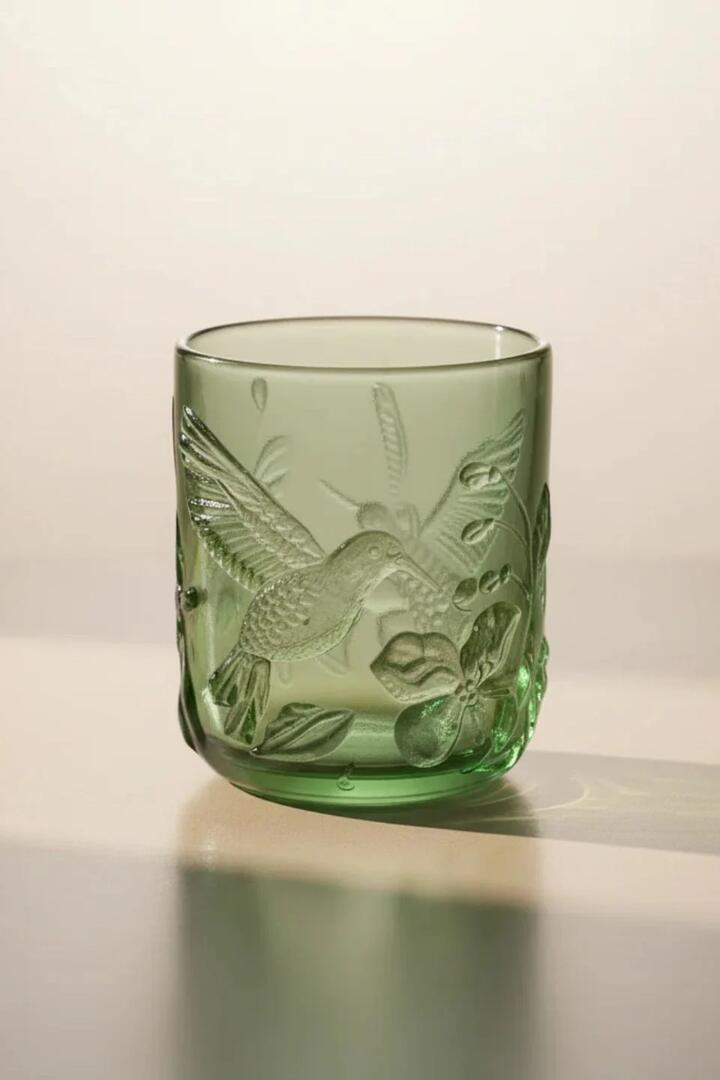 Image of Kitchen & Dining. Product name - Noon Green Rainforest Glass Each in Green colour by brand - Nel Lusso
